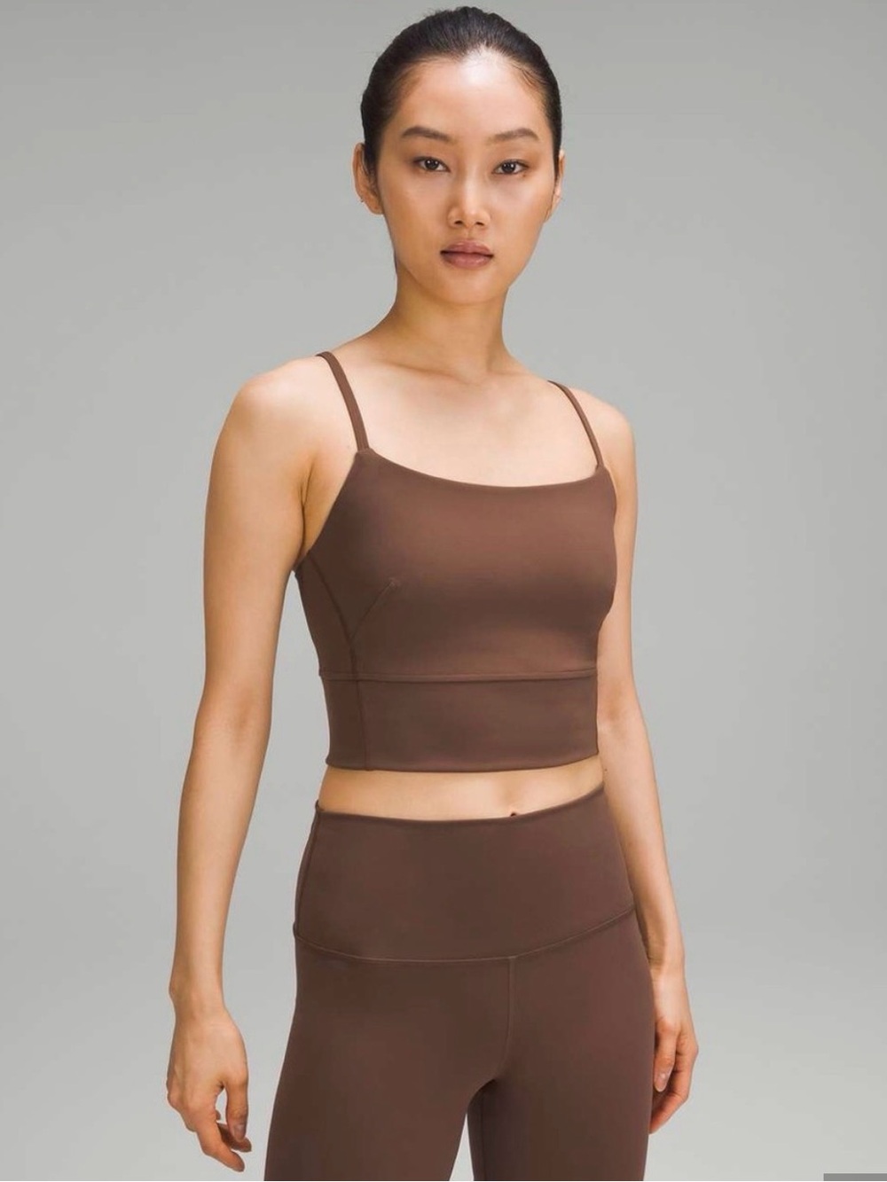 lululemon SET Wunder Train set in Chocolate Brown